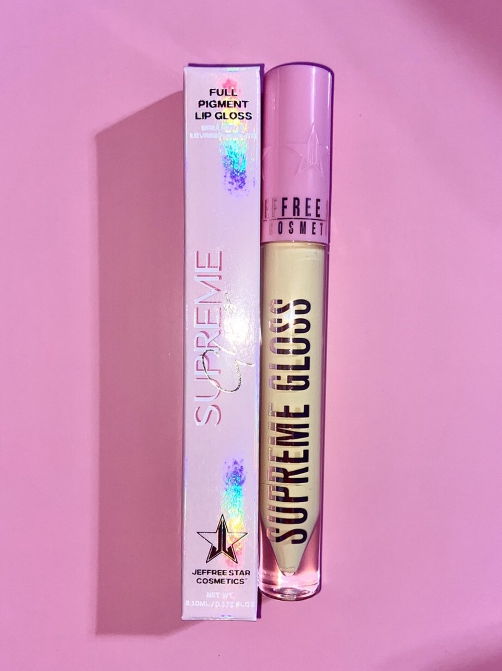 Jeffree Star Supreme Gloss Lip Gloss — Pale Yellow Shade